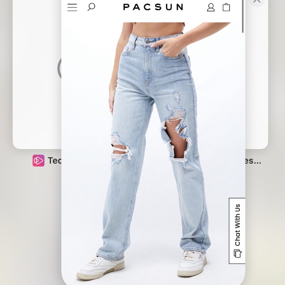 Pacsun Eco Light Blue ‘90s Boyfriend Jeans